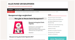 Desktop Screenshot of bausparen-vergleich.at